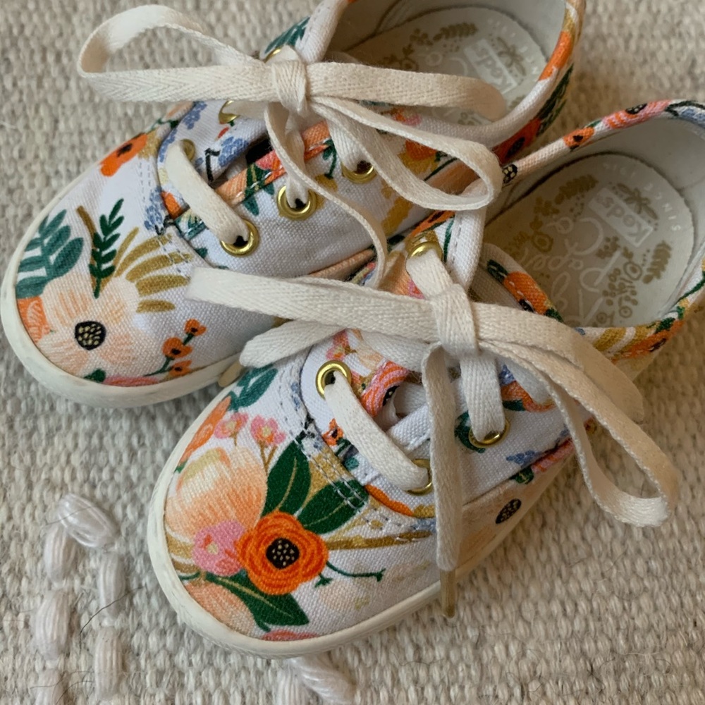 Keds x Rifle Paper Co. Champion Lively White